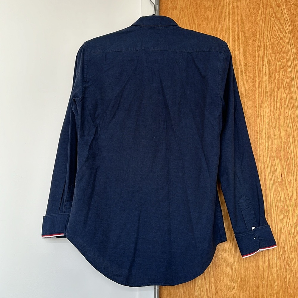 Navy Button Down - Picture 2 of 3